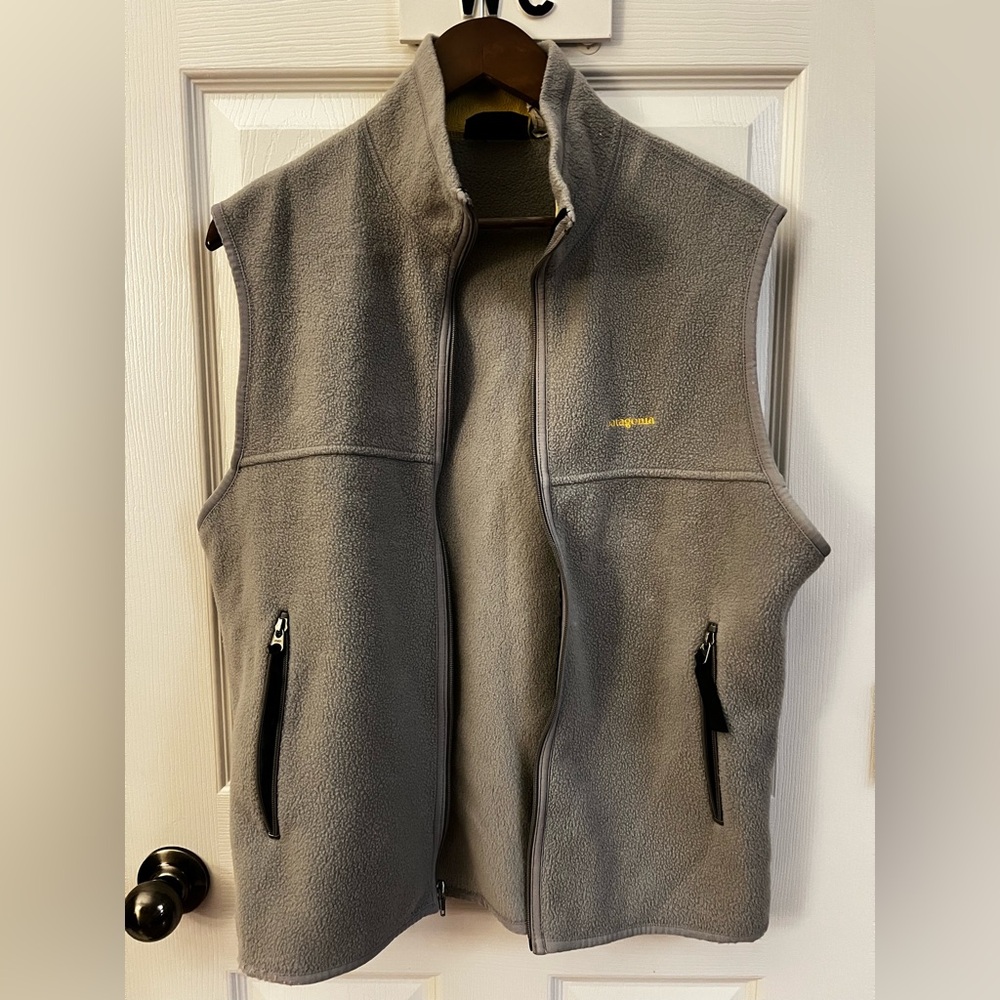 Patagonia Gray Fleece Vest